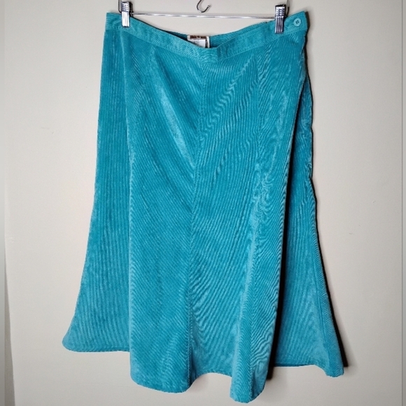 Vintage Company Collection Corduroy Skirt 16P Midi Circle Preppy Academia Fall - Picture 3 of 6